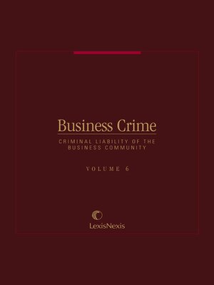 cover image of Business Crime